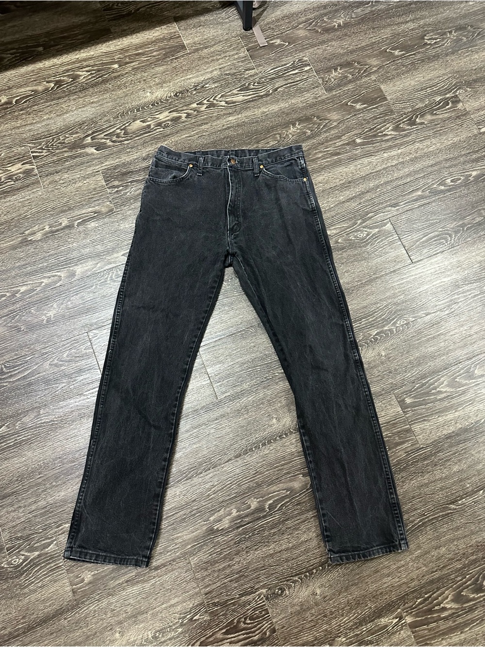 Men's Wrangler 36 x 34 Black bootcut Jeans - Classic Casual